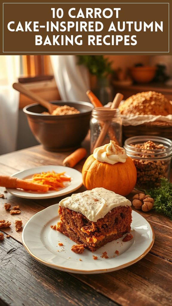 10 Carrot Cake-Inspired Autumn Baking Recipes