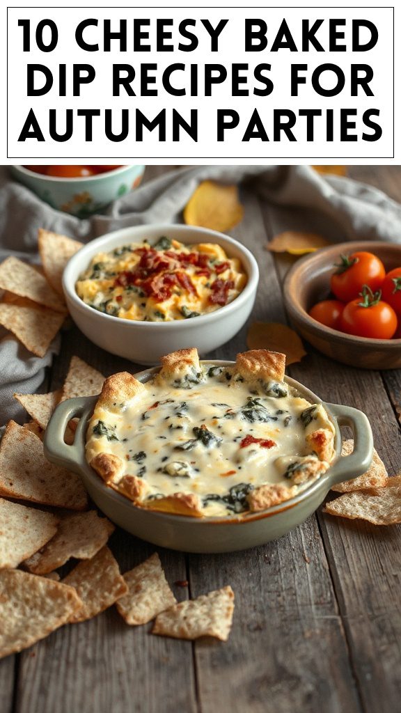 10 Cheesy Baked Dip Recipes for Autumn Parties