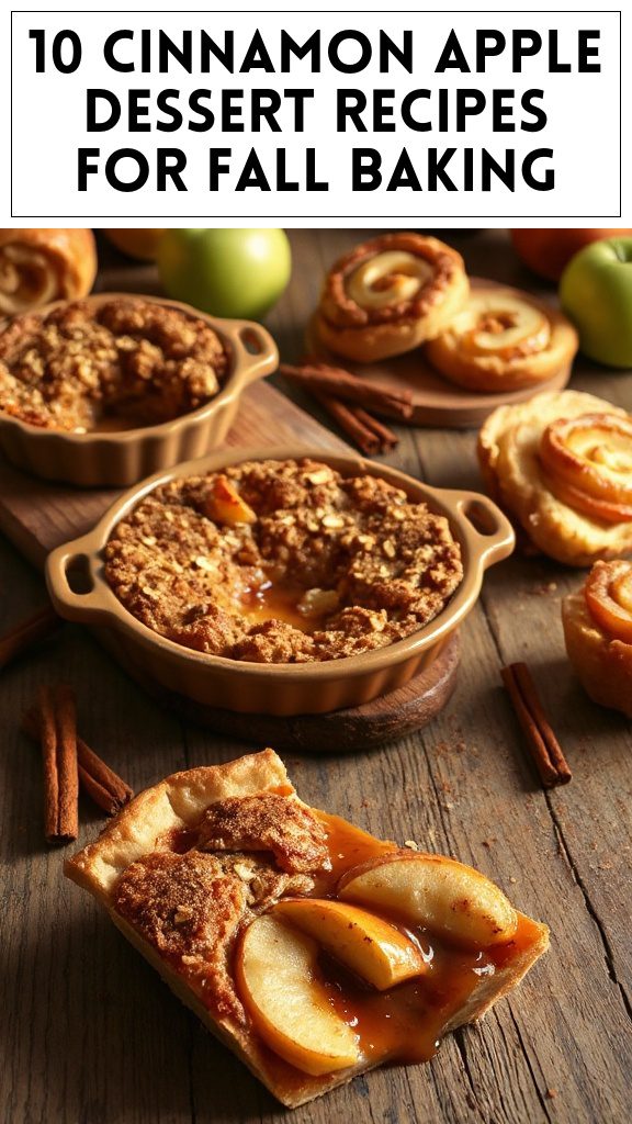 10 Cinnamon Apple Dessert Recipes for Fall Baking