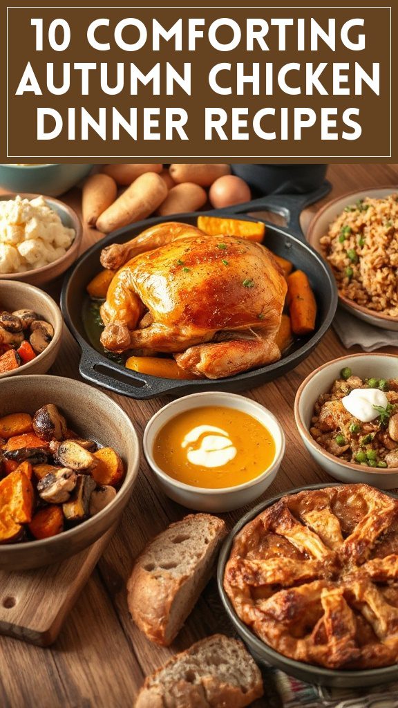 10 Comforting Autumn Chicken Dinner Recipes