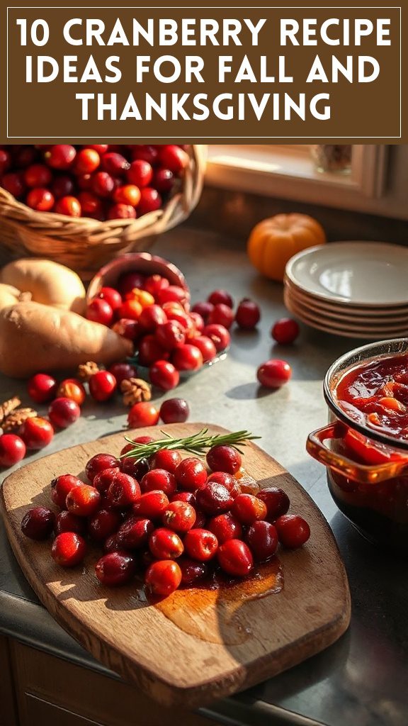 10 Cranberry Recipe Ideas for Fall and Thanksgiving