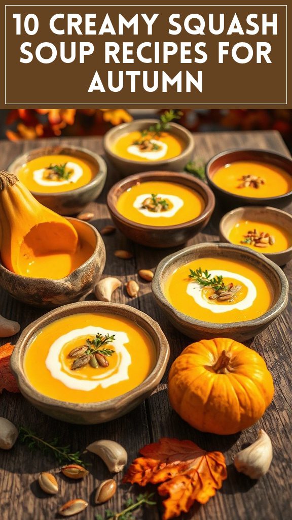 10 Creamy Squash Soup Recipes for Autumn