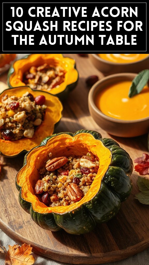10 Creative Acorn Squash Recipes for the Autumn Table