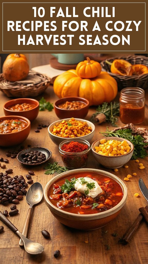 10 Fall Chili Recipes for a Cozy Harvest Season