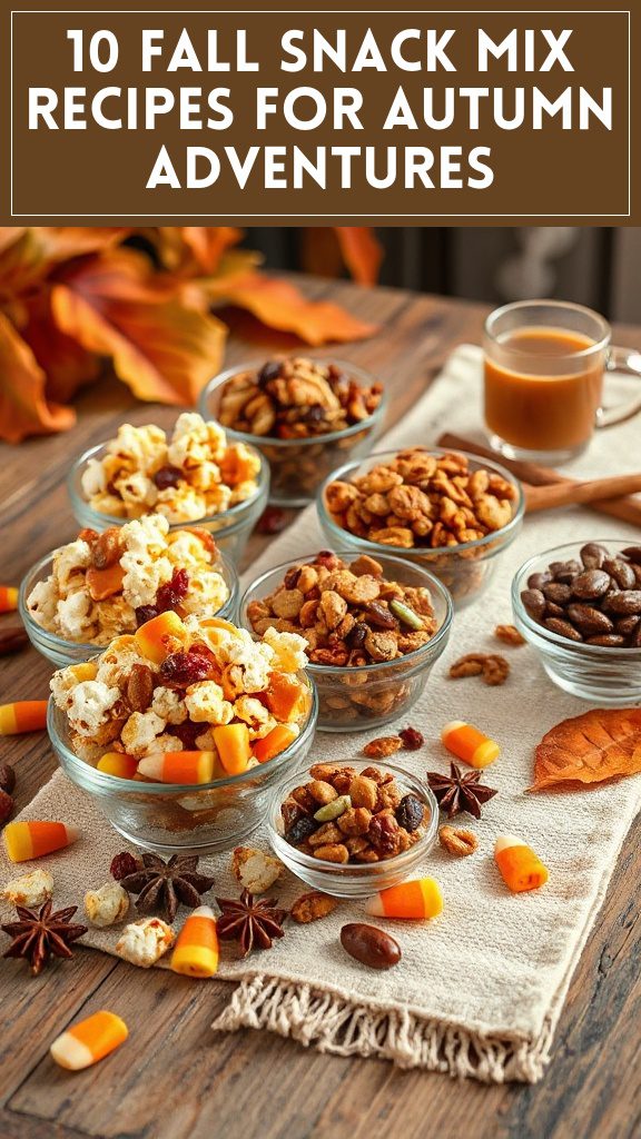 10 Fall Snack Mix Recipes for Autumn Adventures