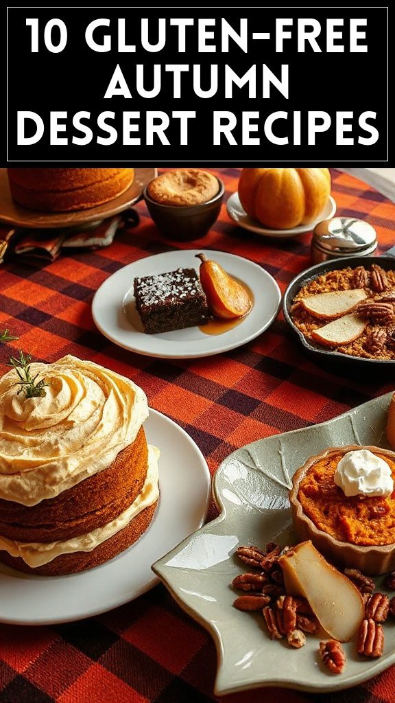 10 Gluten-Free Autumn Dessert Recipes