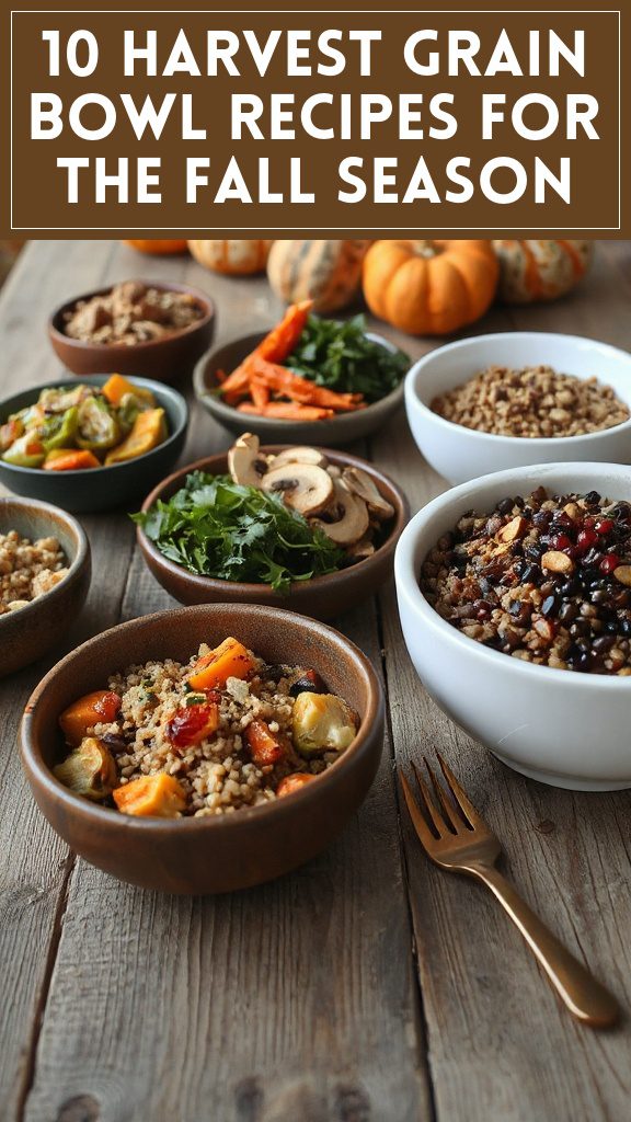 10 Harvest Grain Bowl Recipes for the Fall Season