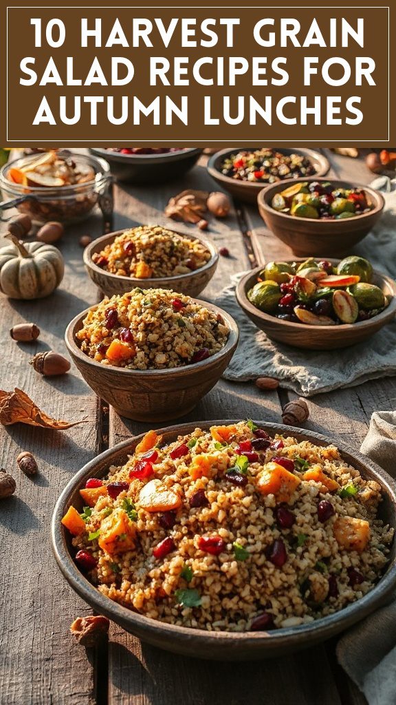 10 Harvest Grain Salad Recipes for Autumn Lunches