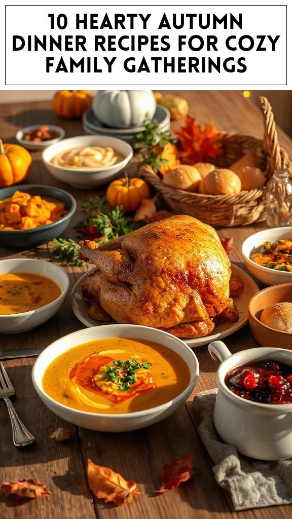 10 Hearty Autumn Dinner Recipes for Cozy Family Gatherings
