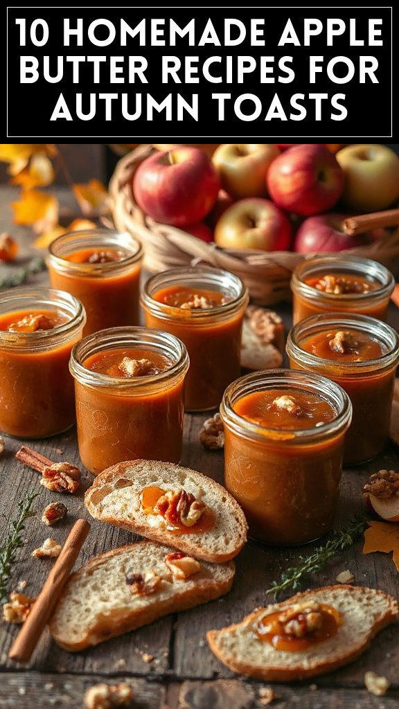 10 Homemade Apple Butter Recipes for Autumn Toasts