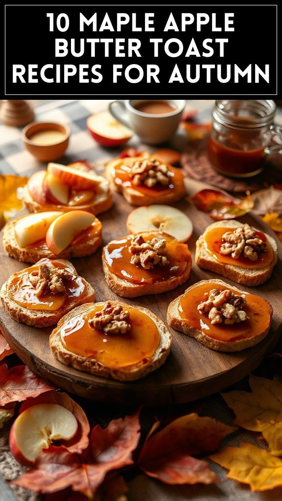 10 Maple Apple Butter Toast Recipes for Autumn