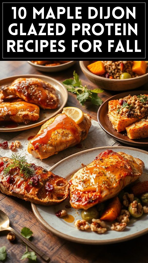 10 Maple Dijon Glazed Protein Recipes for Fall