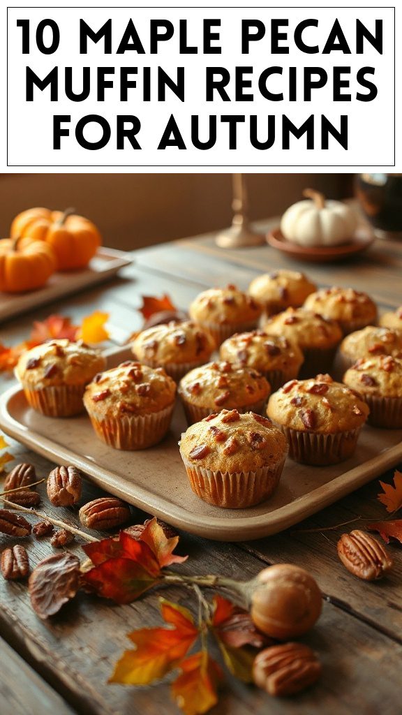 10 Maple Pecan Muffin Recipes for Autumn