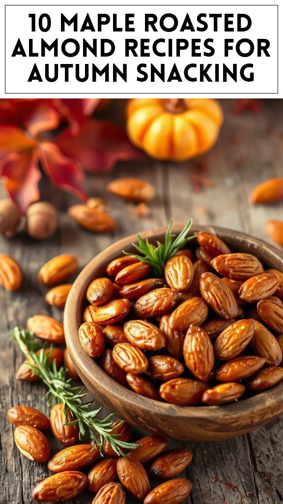 10 Maple Roasted Almond Recipes for Autumn Snacking