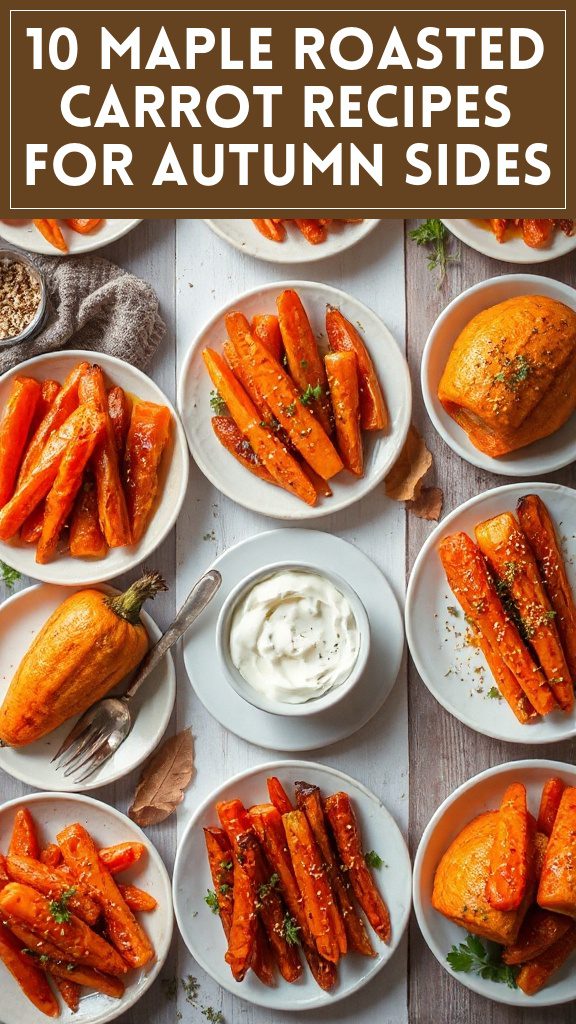 10 Maple Roasted Carrot Recipes for Autumn Sides