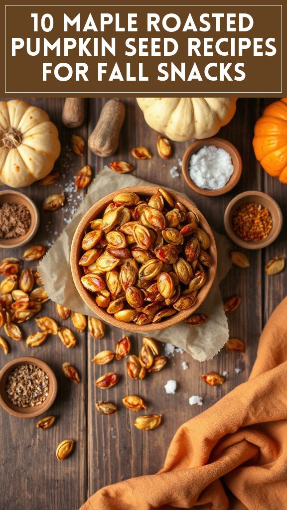 10 Maple Roasted Pumpkin Seed Recipes for Fall Snacks