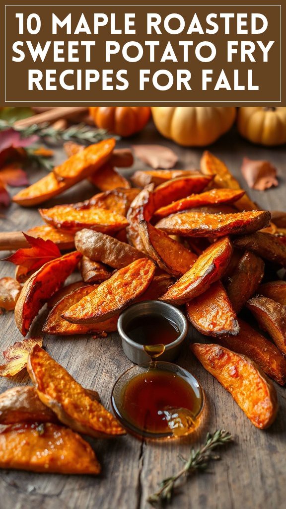 10 Maple Roasted Sweet Potato Fry Recipes for Fall