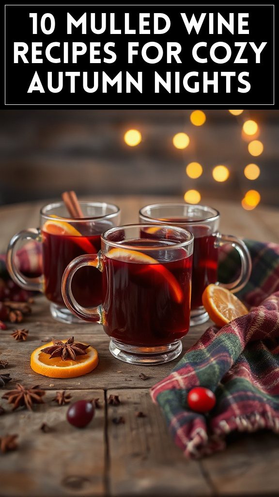 10 Mulled Wine Recipes for Cozy Autumn Nights