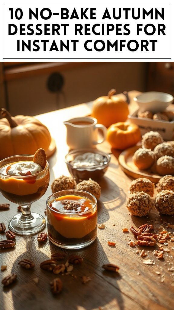 10 No-Bake Autumn Dessert Recipes for Instant Comfort