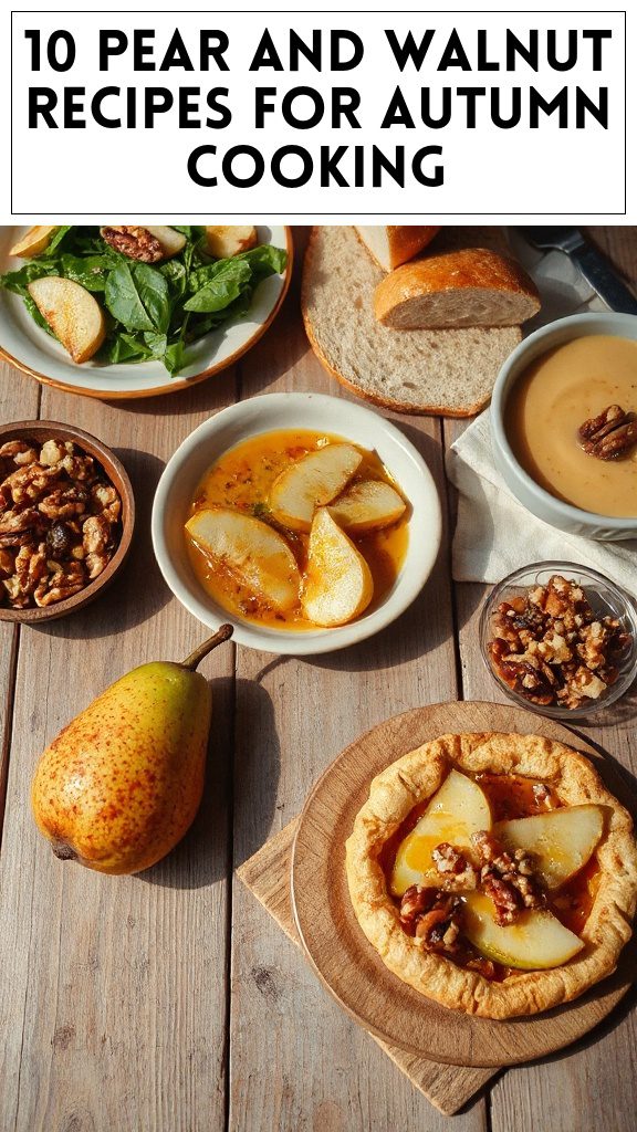 10 Pear and Walnut Recipes for Autumn Cooking