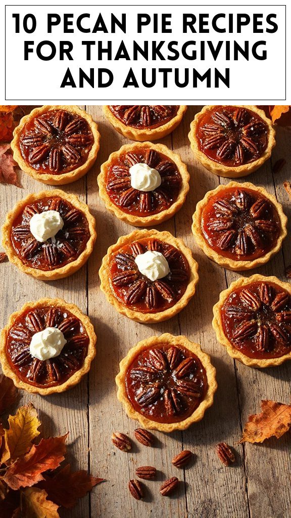 10 Pecan Pie Recipes for Thanksgiving and Autumn
