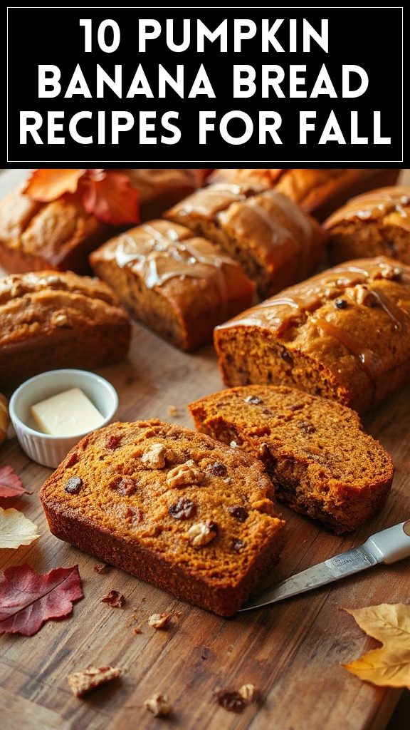 10 Pumpkin Banana Bread Recipes for Fall