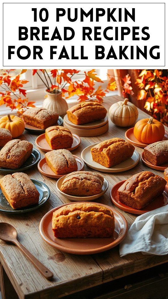 10 Pumpkin Bread Recipes for Fall Baking