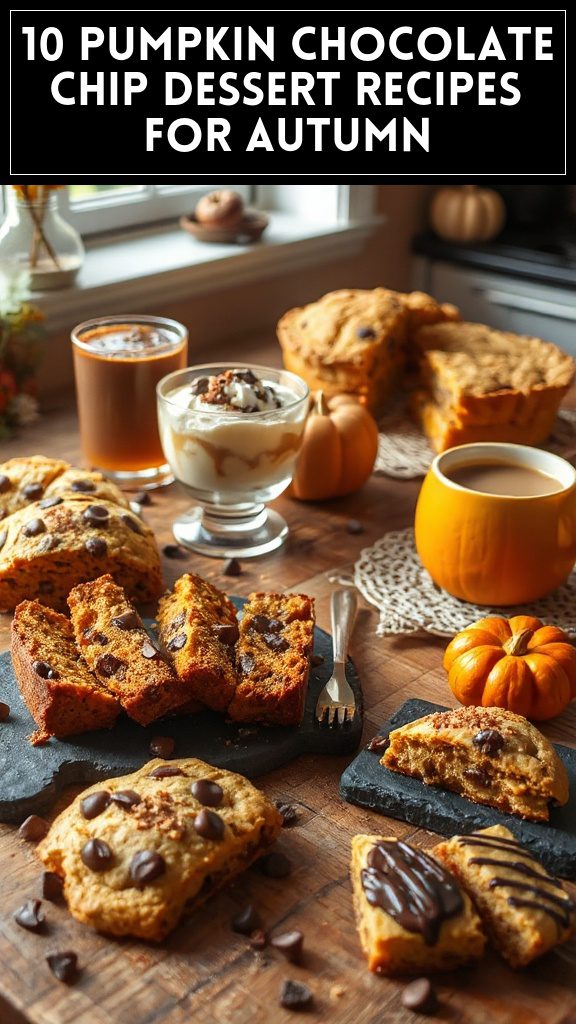 10 Pumpkin Chocolate Chip Dessert Recipes for Autumn
