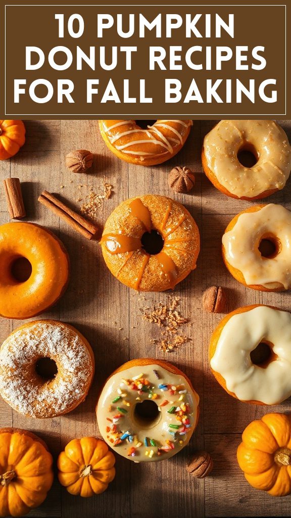 10 Pumpkin Donut Recipes for Fall Baking
