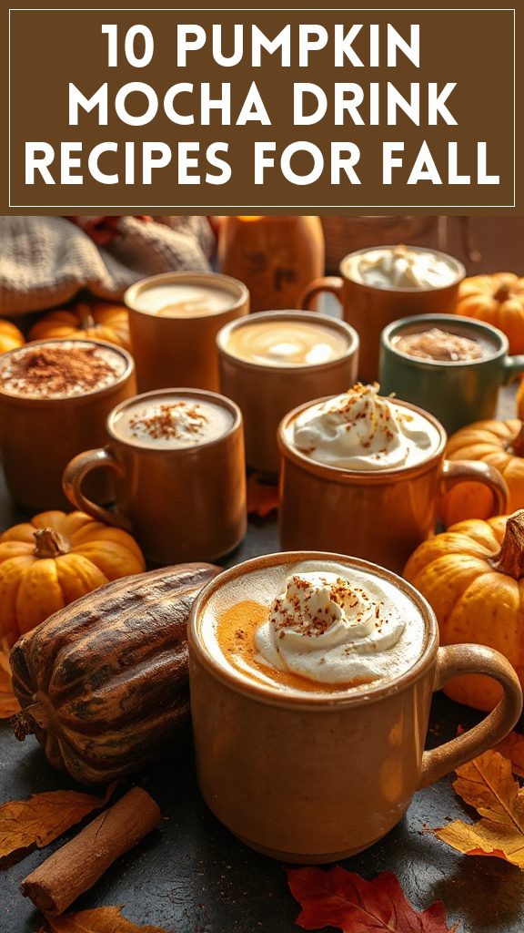 10 Pumpkin Mocha Drink Recipes for Fall