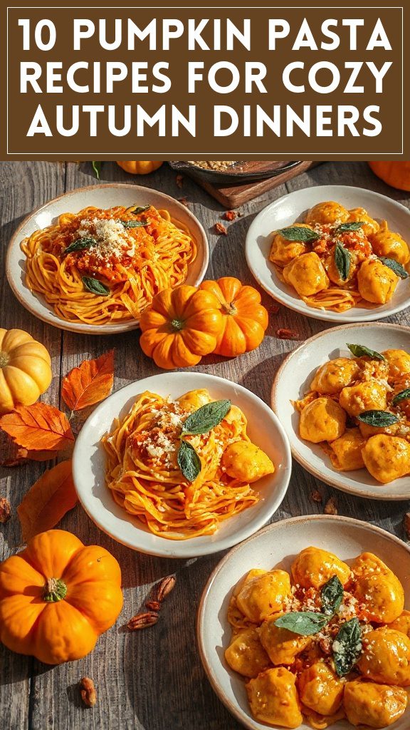 10 Pumpkin Pasta Recipes for Cozy Autumn Dinners