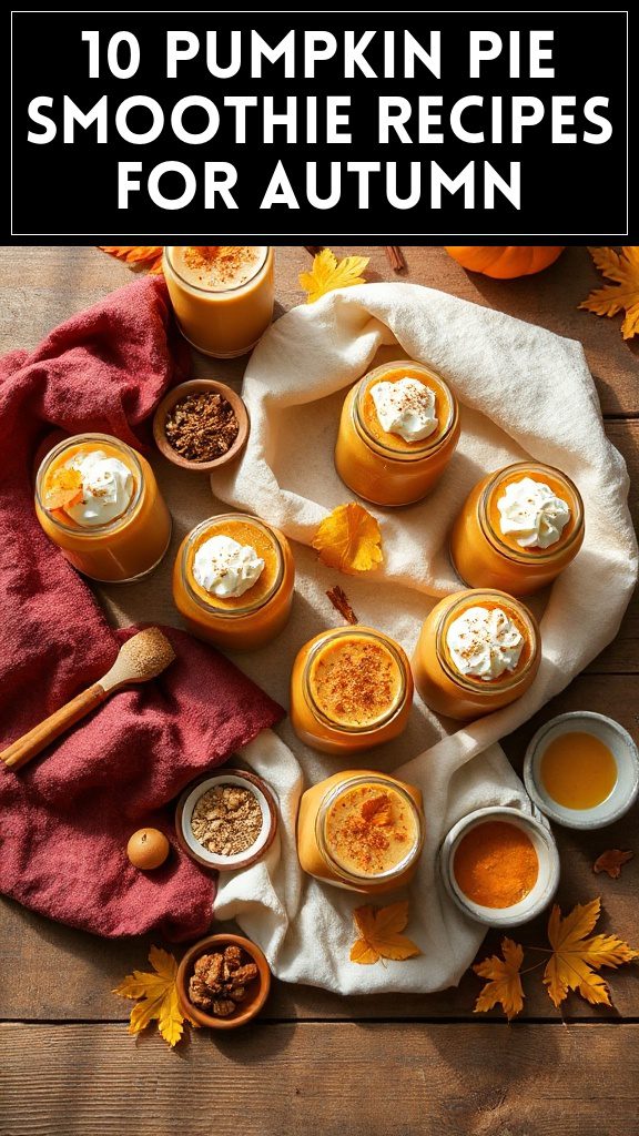 10 Pumpkin Pie Smoothie Recipes for Autumn