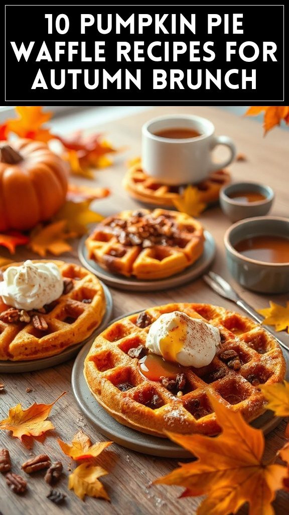 10 Pumpkin Pie Waffle Recipes for Autumn Brunch
