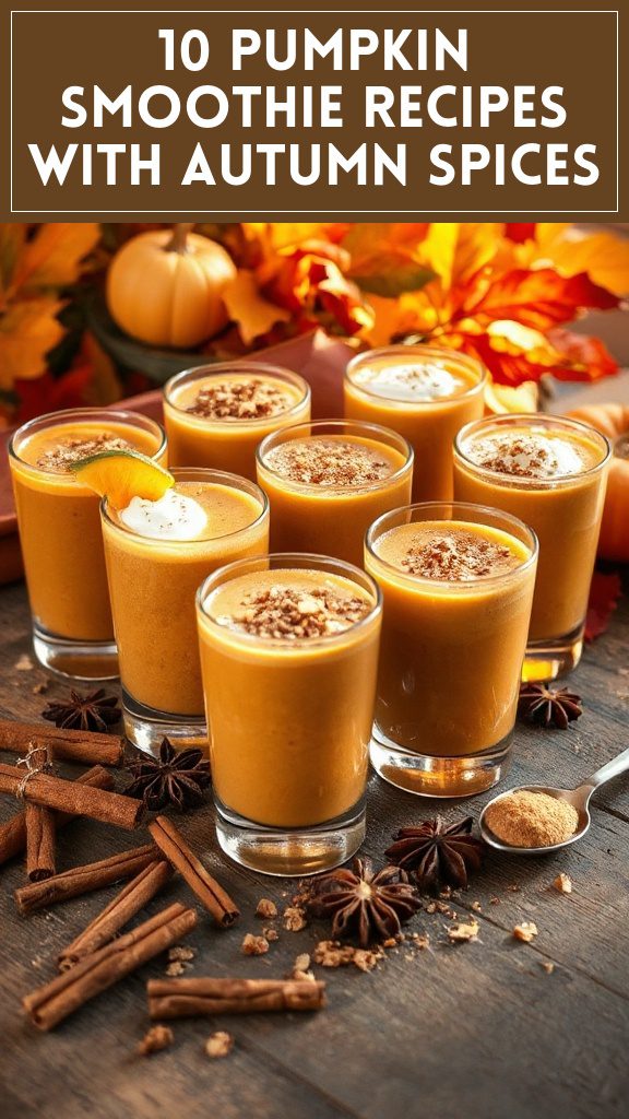 10 Pumpkin Smoothie Recipes With Autumn Spices