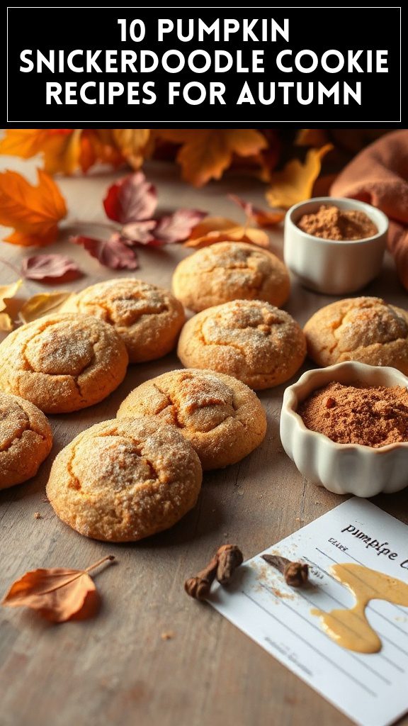 10 Pumpkin Snickerdoodle Cookie Recipes for Autumn