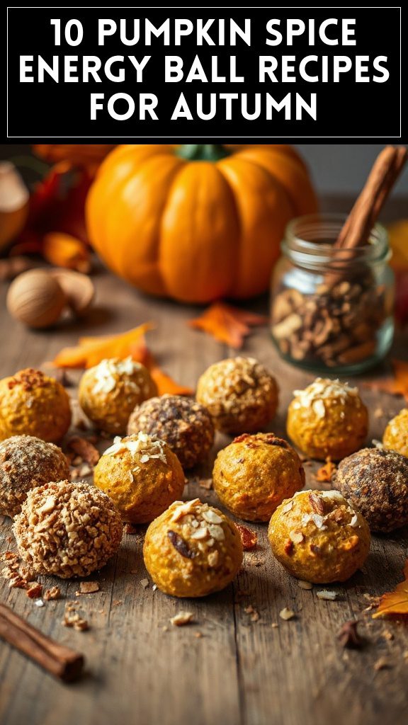 10 Pumpkin Spice Energy Ball Recipes for Autumn