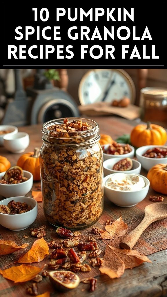 10 Pumpkin Spice Granola Recipes for Fall