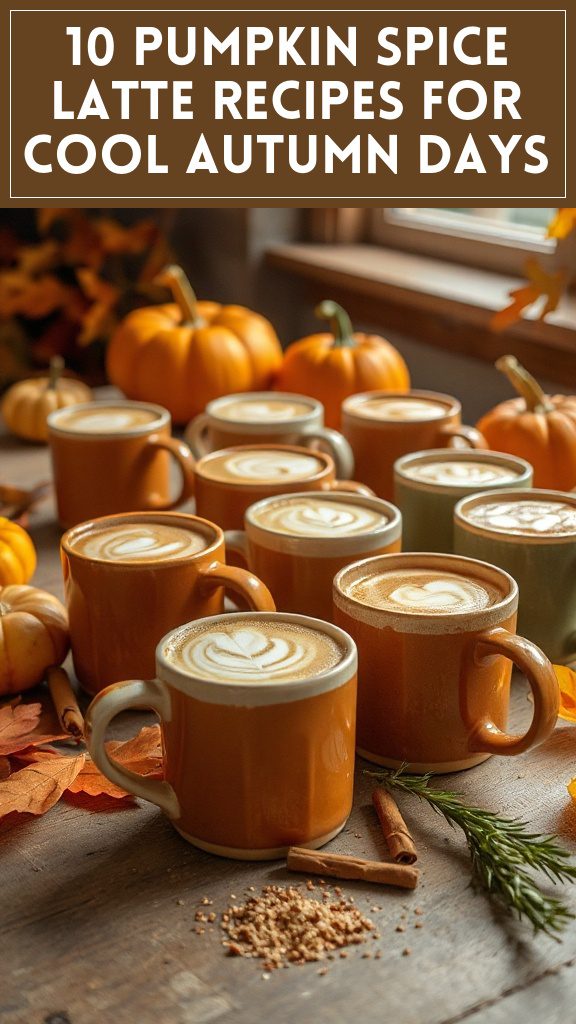 10 Pumpkin Spice Latte Recipes for Cool Autumn Days