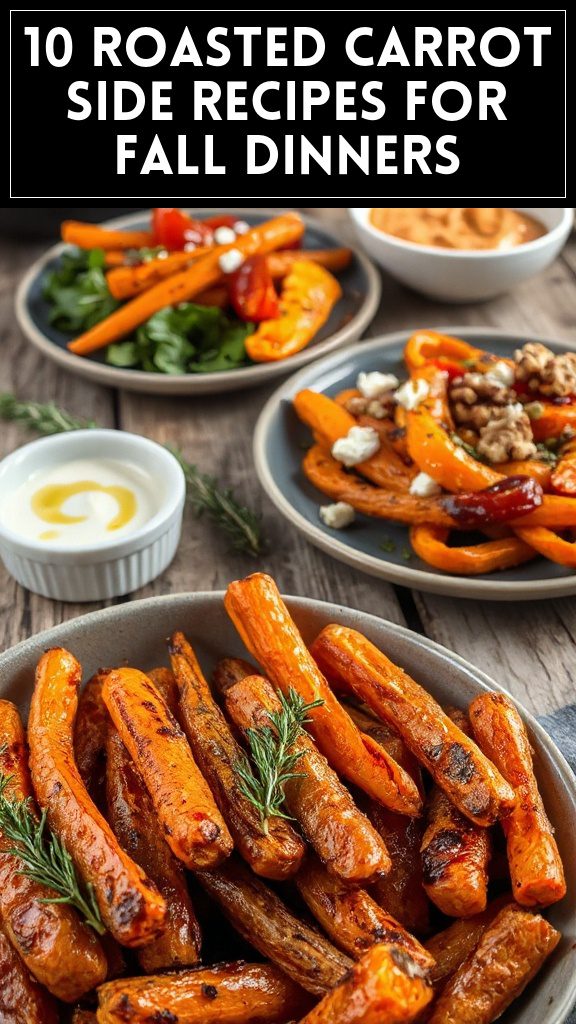 10 Roasted Carrot Side Recipes for Fall Dinners