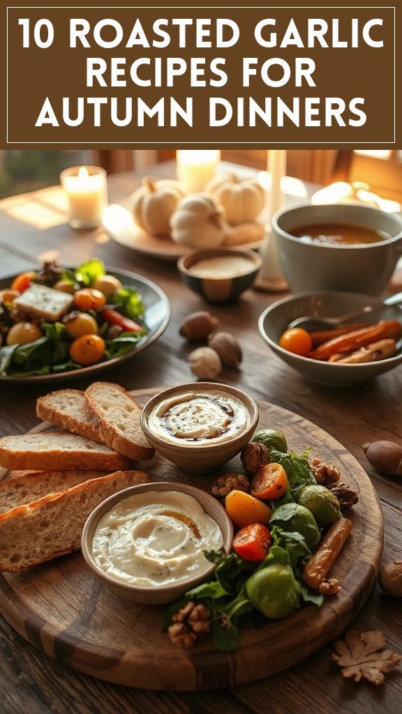 10 Roasted Garlic Recipes for Autumn Dinners
