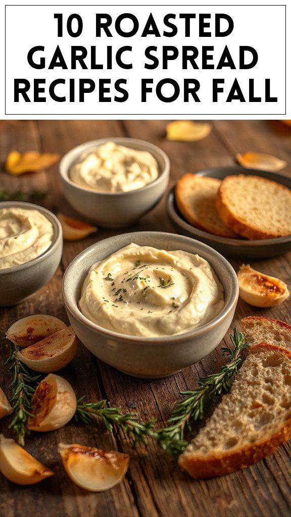 10 Roasted Garlic Spread Recipes for Fall