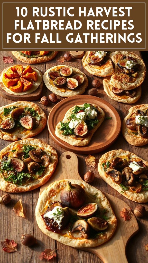 10 Rustic Harvest Flatbread Recipes for Fall Gatherings