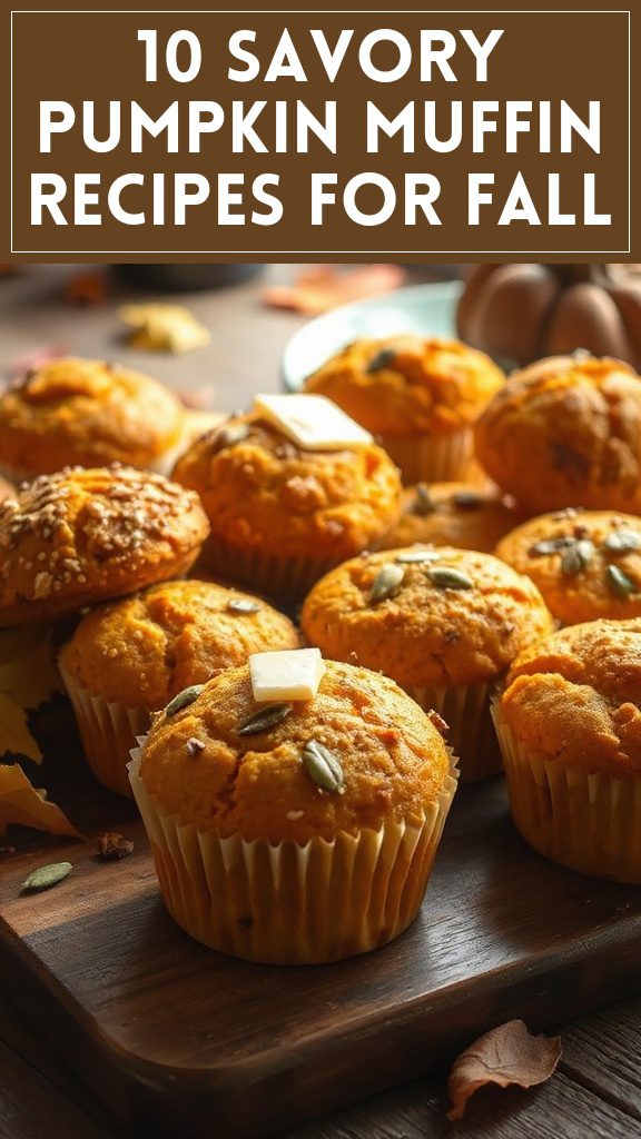 10 Savory Pumpkin Muffin Recipes for Fall