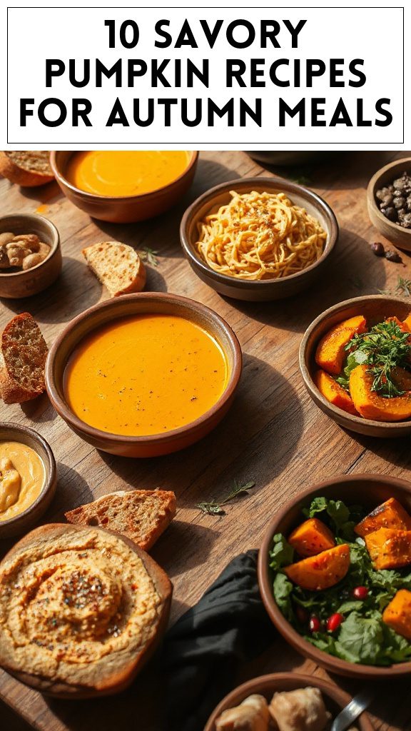 10 Savory Pumpkin Recipes for Autumn Meals