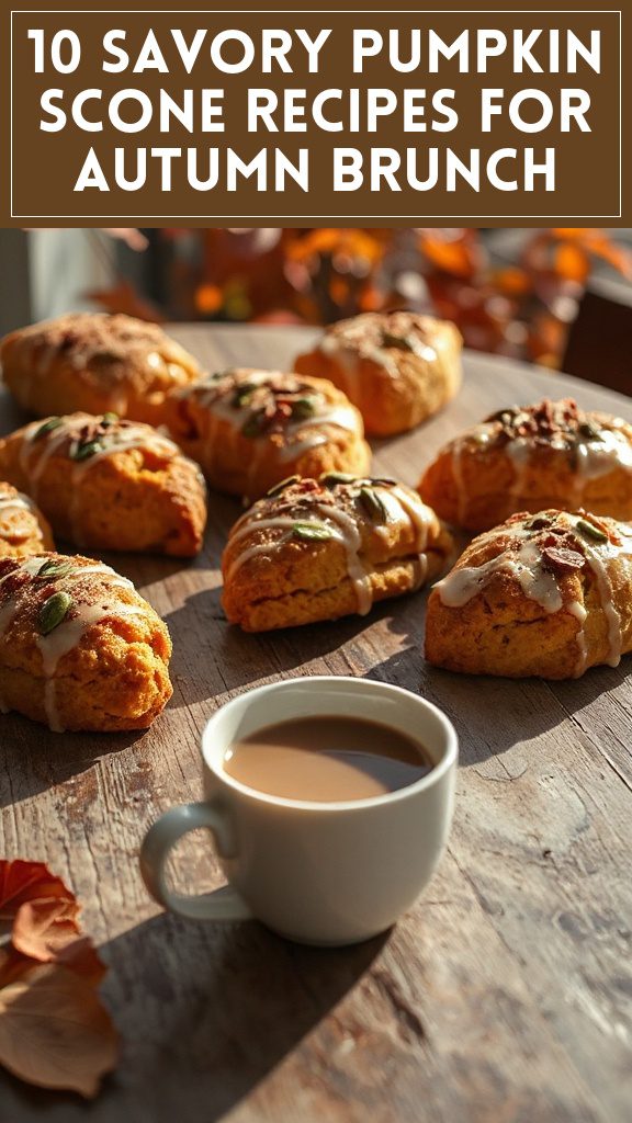 10 Savory Pumpkin Scone Recipes for Autumn Brunch