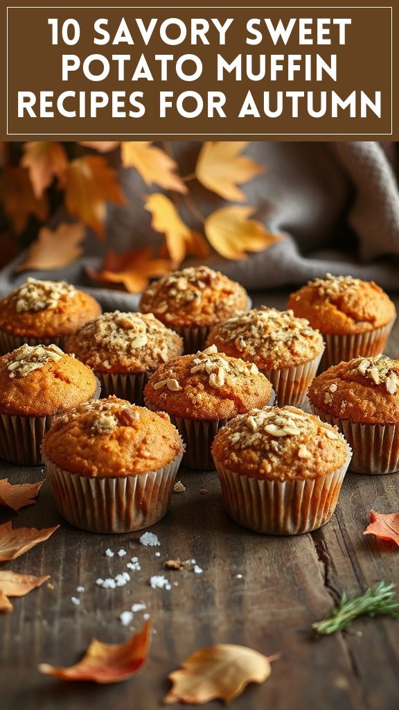 10 Savory Sweet Potato Muffin Recipes for Autumn