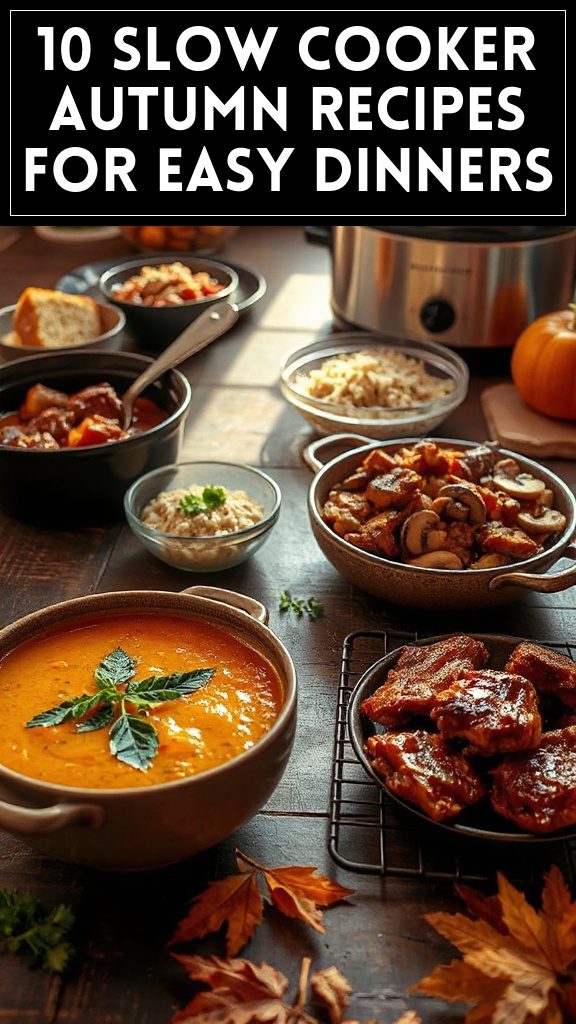 10 Slow Cooker Autumn Recipes for Easy Dinners