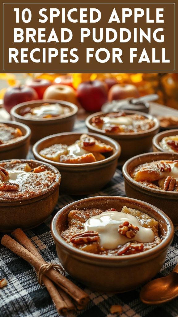 10 Spiced Apple Bread Pudding Recipes for Fall