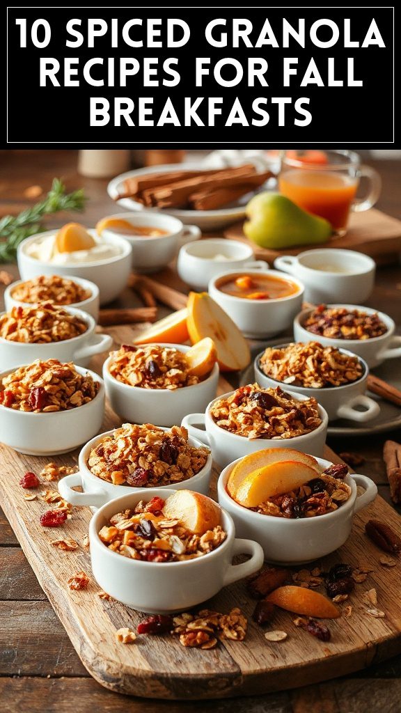 10 Spiced Granola Recipes for Fall Breakfasts