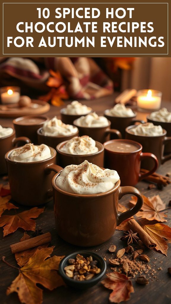 10 Spiced Hot Chocolate Recipes for Autumn Evenings